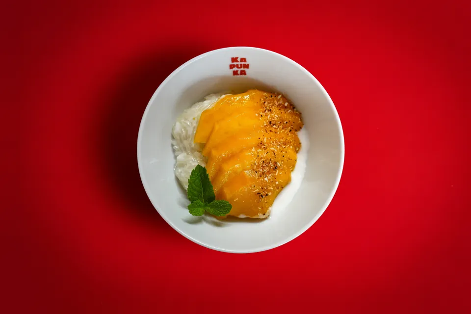 Mango sticky rice Kapunka